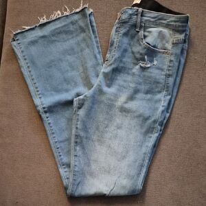 Knox Rose Light Blue Flare Jeans